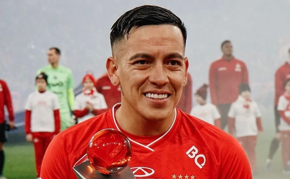 Esequiel Barco, MVP del Spartak por segundo mes seguido.