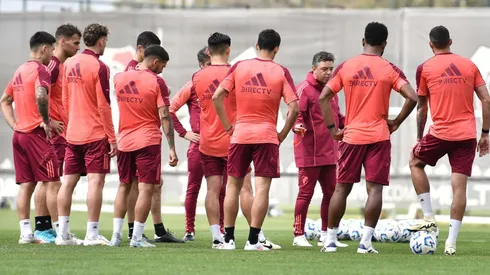 Gallardo y sus jugadores para la pretemporada.