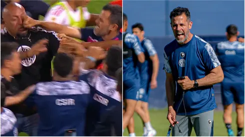 Ramiro Loguercio, el PF de Independiente Rivadavia de Mendoza que le pegó una trompada a La Roca Diego Moreno.