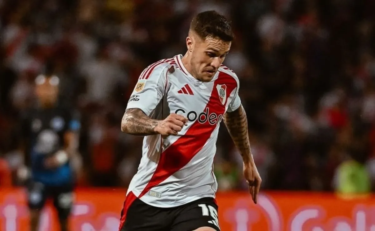 Bustos será titular en lugar del lesionado Montiel. Foto: Prensa River.