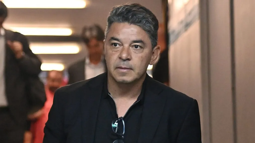 Gallardo se fue con bronca de Mendoza por el partido de River. (Prensa River)