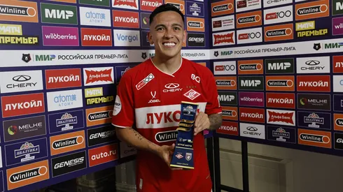Barco la rompe en el Spartak Moscú y ya marcó varios goles en la Premier League rusa.