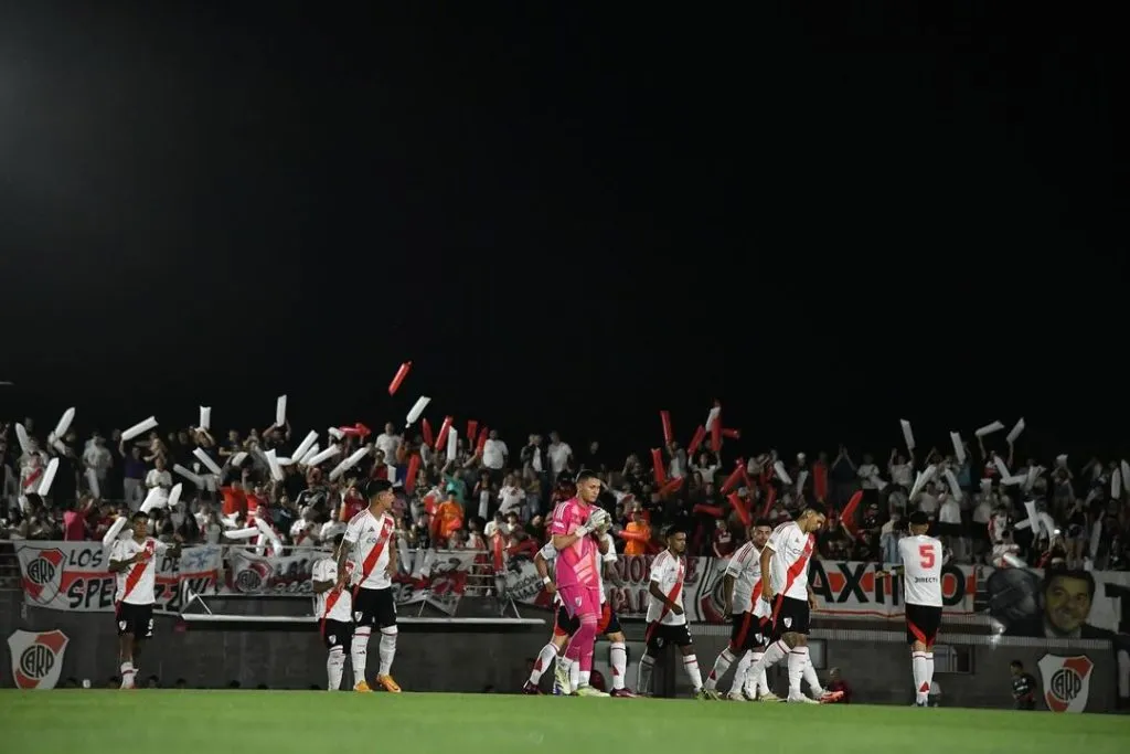 River viene de vencer 2-0 a Defensa y Justicia con goles de Alan Britez y Tomás Nasif. (Foto: Prensa River).