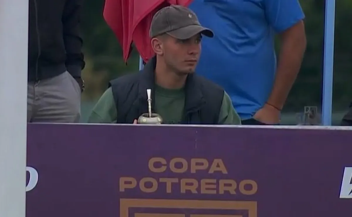 Mastantuono en la Copa Potrero.