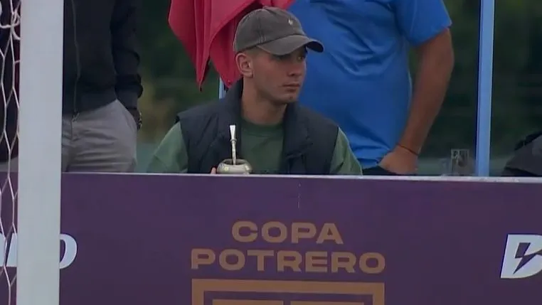 Mastantuono en la Copa Potrero.