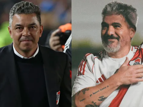 Gallardo y Ortega dejaron un momento emotivo en el Senior de River