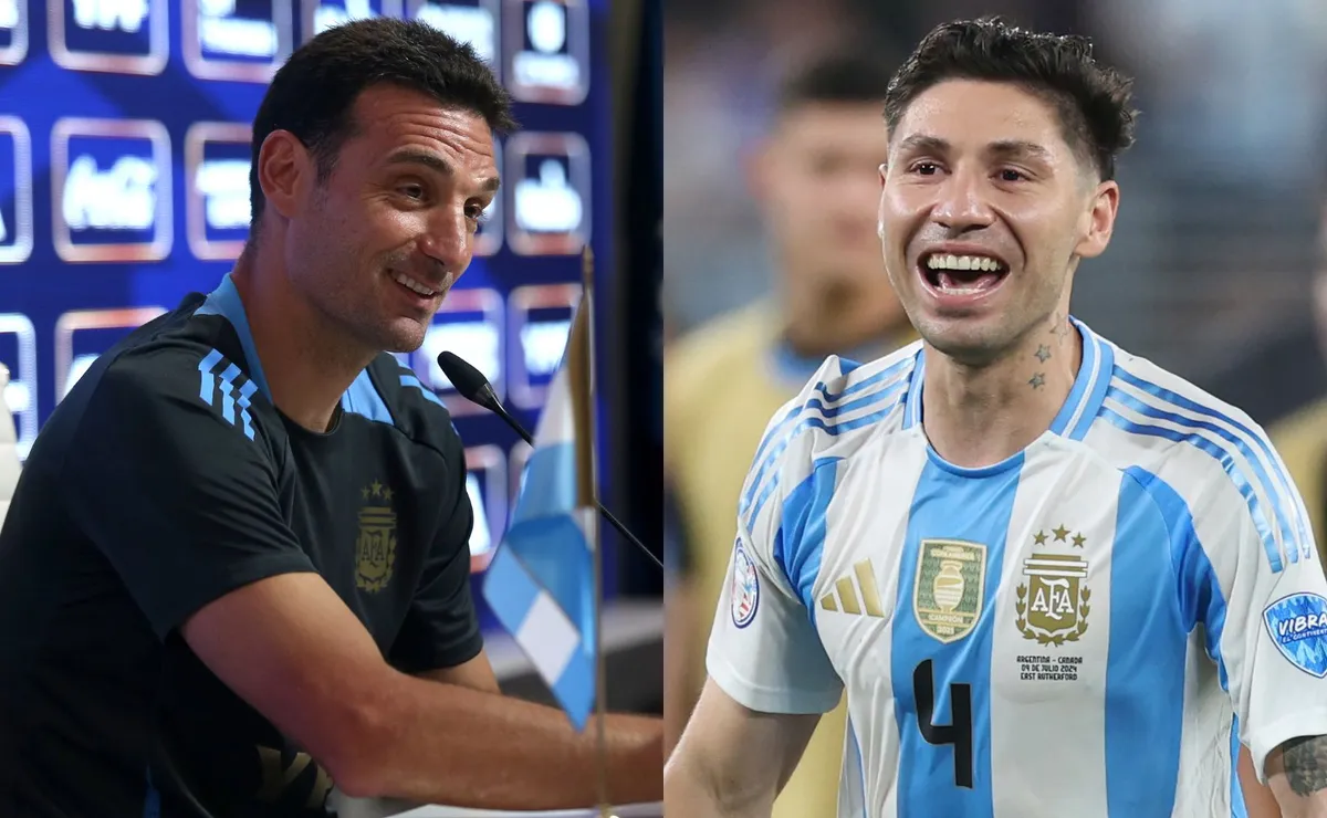 Las palabras de Scaloni sobre Montiel.