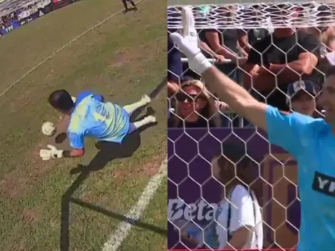 VIDEO | Barovero tapó un penal en la Copa Potrero y festejó como contra Gigliotti