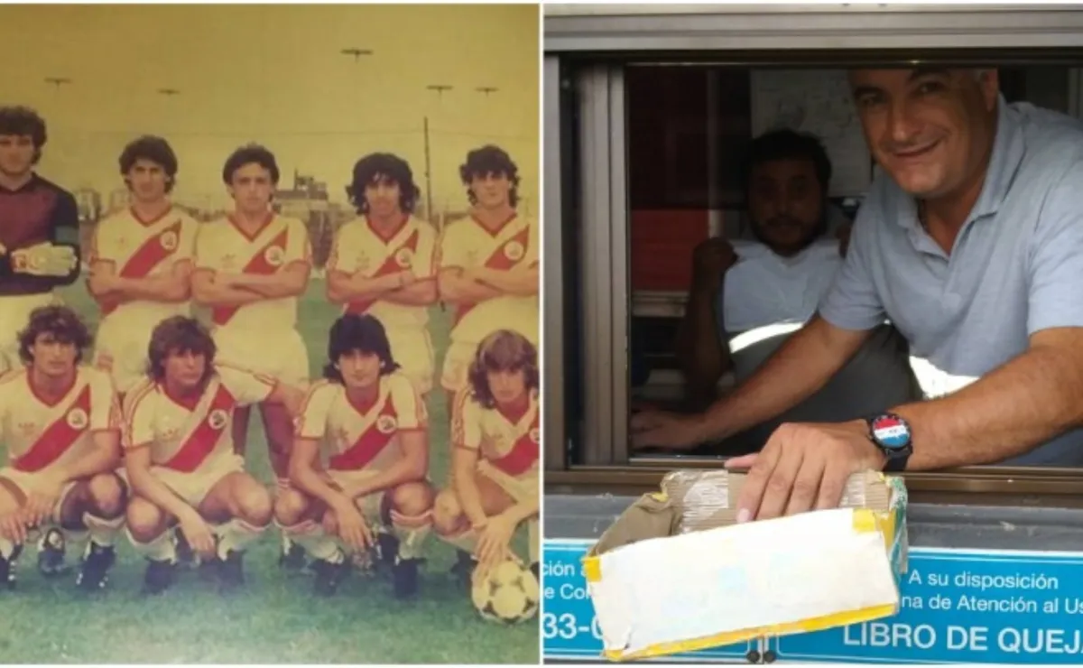 Luis Medri: el futbolista que menos tiempo jugó en la Primera de River y se jubiló como trabajador del peaje (FOTO: Facebook/Luis Medri).