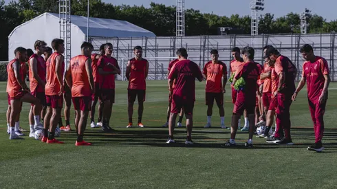 Todo el plantel fue vacunado contra el dengue este miércoles.