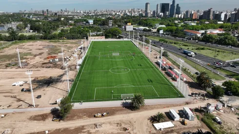Ya están listas las primeras canchas del predio.
