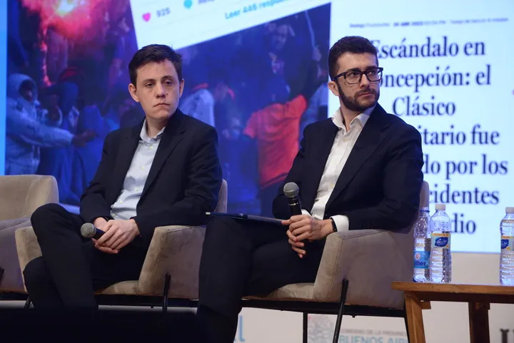 Patricio Corradi expuso sobre el ingreso biométrico (Foto: Olé)