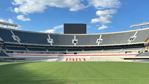 La pantalla del Monumental está cerca de terminarse.