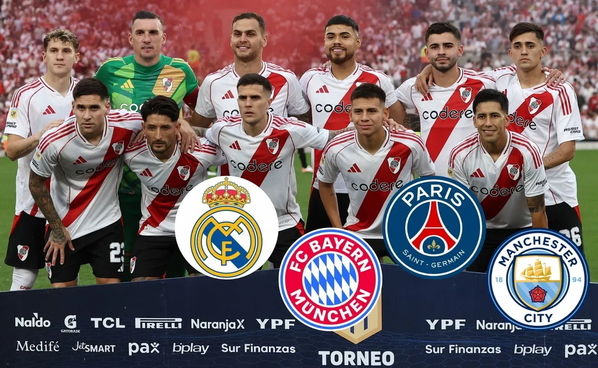 Real Madrid, Bayern Munich, PSG y Manchester City integran el bombo 1 y no serán rivales de River.