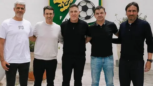 Los ex River Eduardo Berisso, Roberto Bonano y Sebastián Rambert dirigen al León de México que estarán en el Mundial de Clubes 2025 (FOTO: @robertobonano).