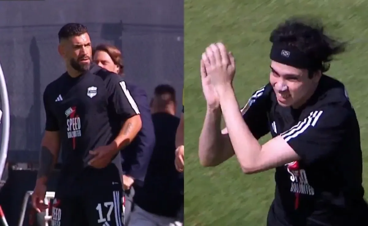 El ex River Tortuga Fernández entró por Spreen antes del minuto de juego.