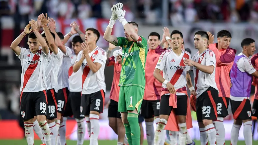 River venció a Barracas y se ubicó en la tercera posición de la Liga Profesional. (Foto: Getty).