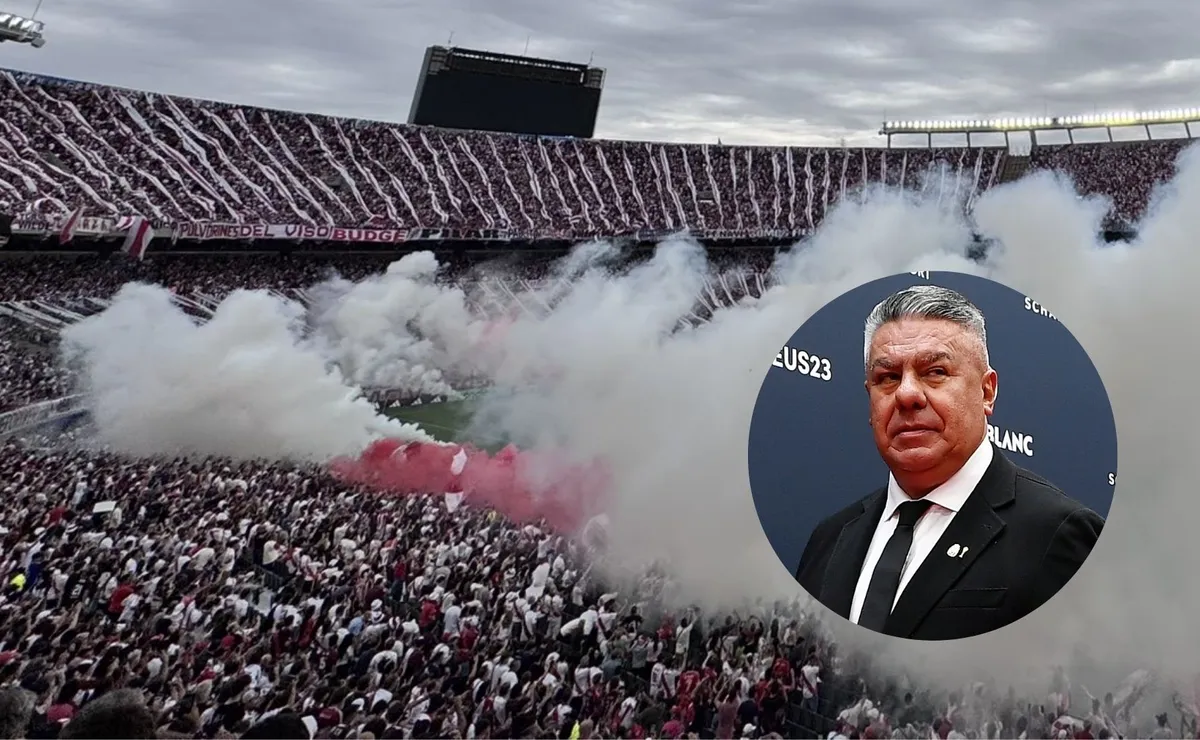 La hinchada de River cantó contra Tapia.