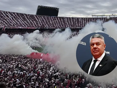 VIDEO | La hinchada de River le cantó al presidente de la AFA: "Chiqui Tapia botón..."