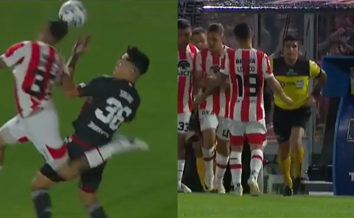 Polémica: el penal que Merlos y el VAR no le cobraron a River ante Instituto