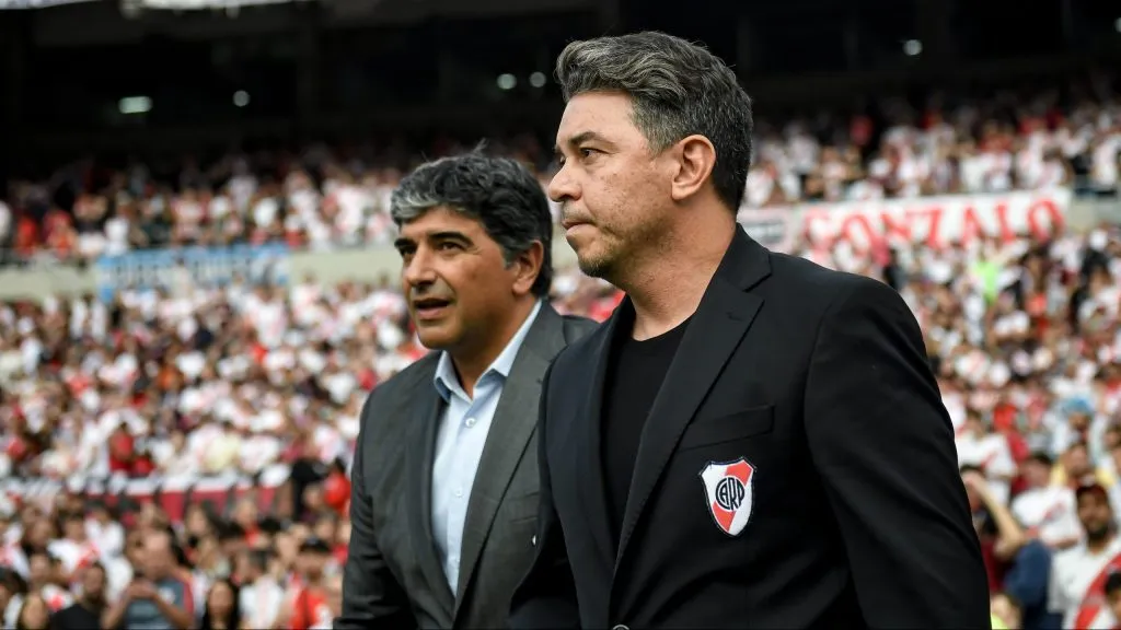 Gallardo y Biscay trabajan en el once de River.