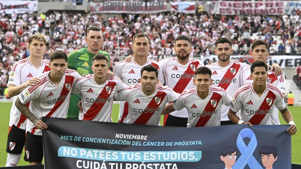 Los once de River para enfrentar a Instituto. (Foto: LPM / Diego Haliasz)