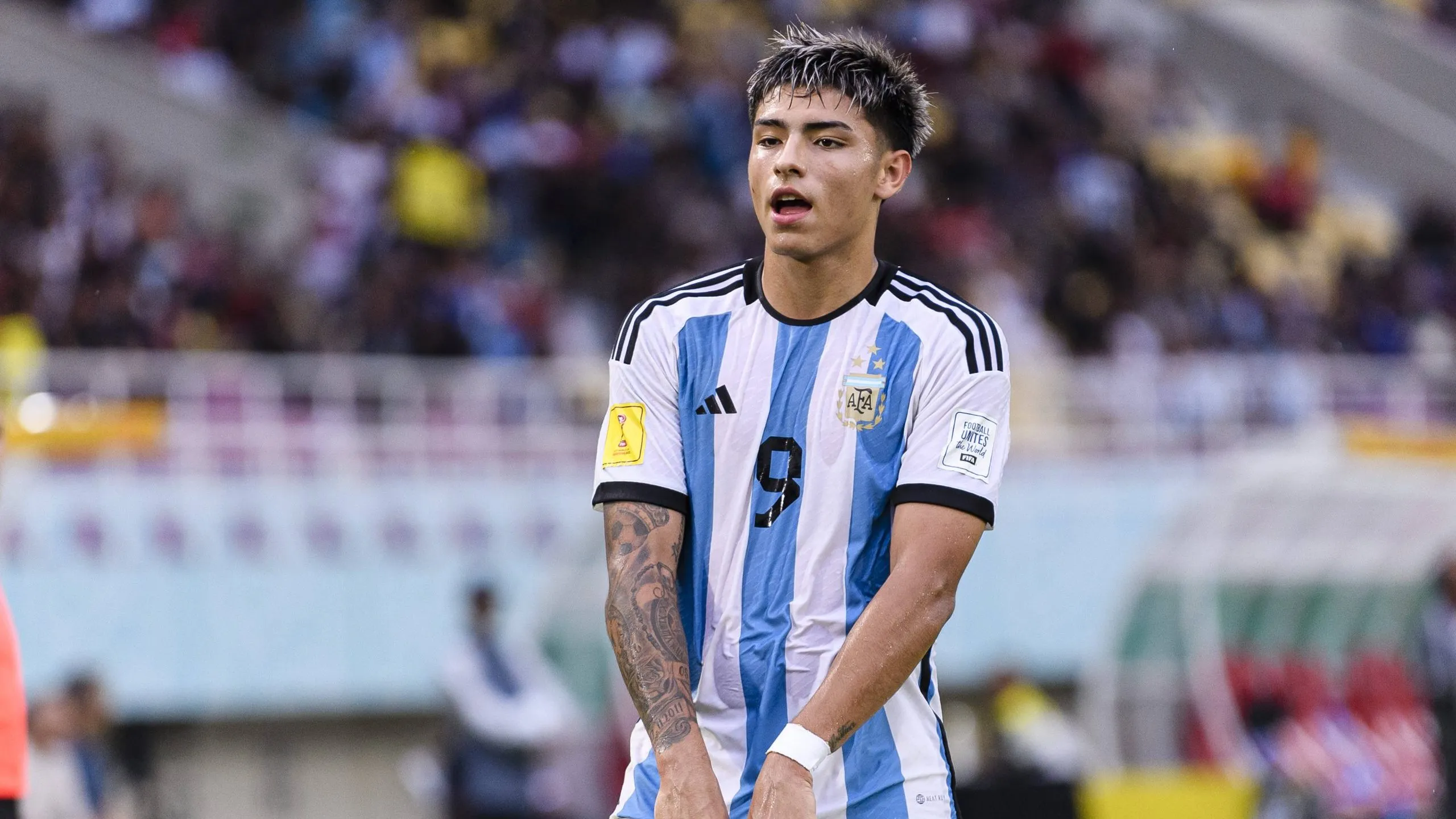 Luego de ser el goleador de la Sub 17, Ruberto es el 9 de la Selección Sub 20 y ya le hizo un gol a Brasil.