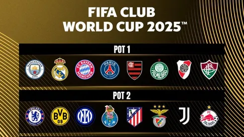 Es oficial: los bombos del Mundial de Clubes 2025 con River como cabeza de serie