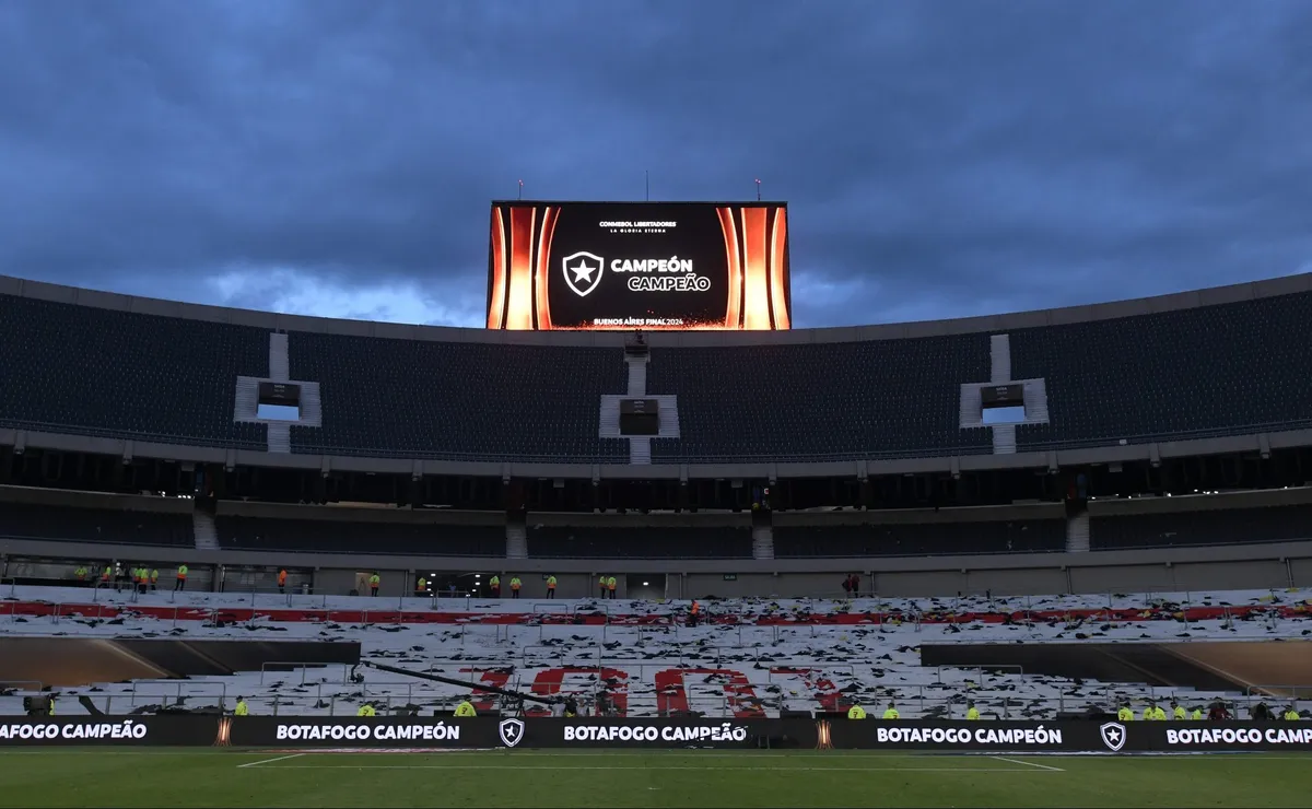 Botafogo ganó la Libertadores en el Monumental. Foto: Getty.