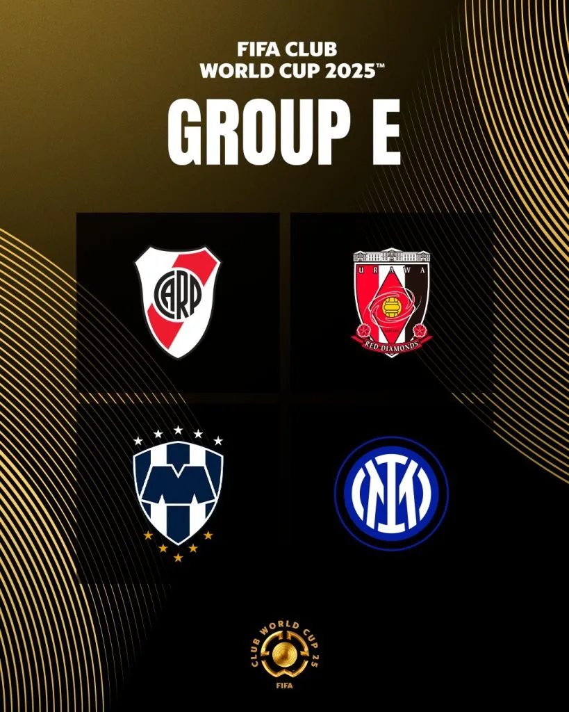 El grupo E del Mundial de Clubes 2025 liderado por River. (FIFA CWC)