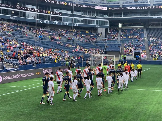 River enfrentó a América de México en Seattle en 2019.