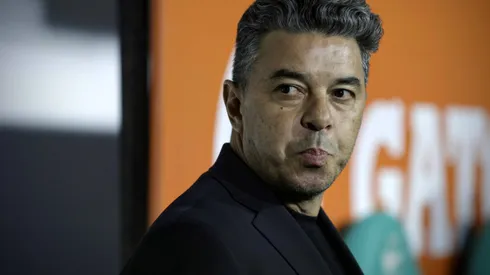 Marcelo Gallardo y el once confirmado de River ante San Lorenzo.