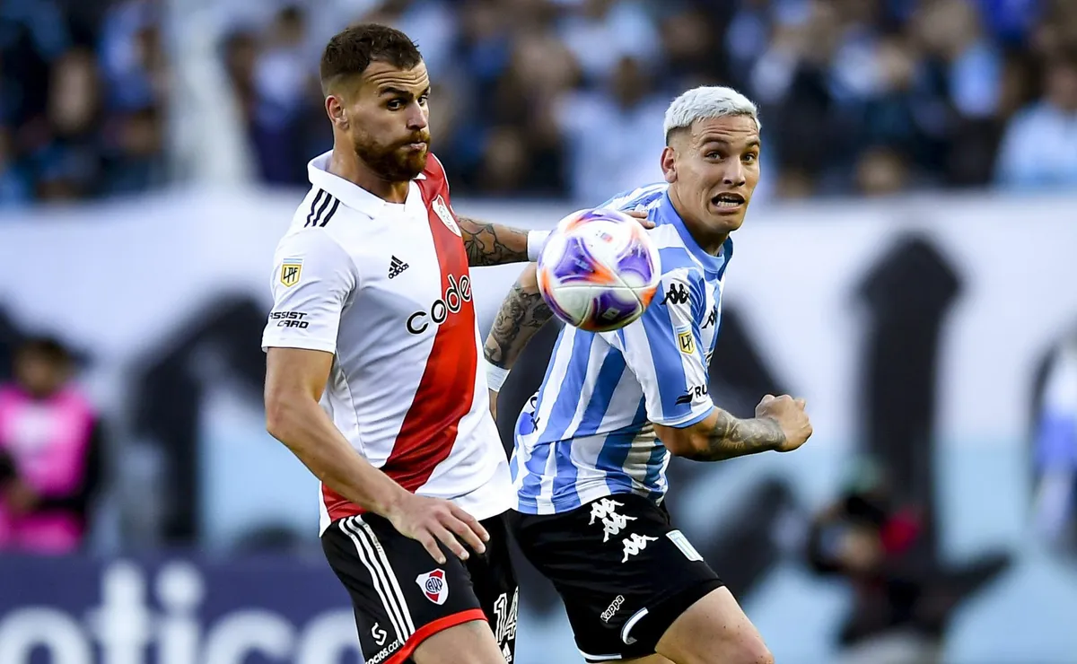 River se jugará la clasificación a fase de grupos el sábado ante Racing. Foto: Getty.