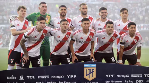 Los once titulares de River ante Rosario Central.
