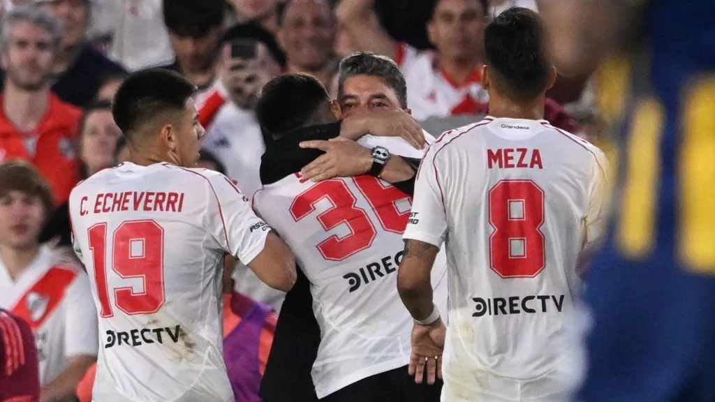 Gallardo sostiene a Solari en el once. (LPM / Diego Haliasz)