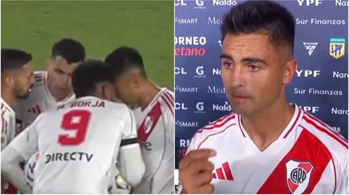 El Pity Martínez explicó por qué le sacó la pelota a Borja en el penal de River ante Central.