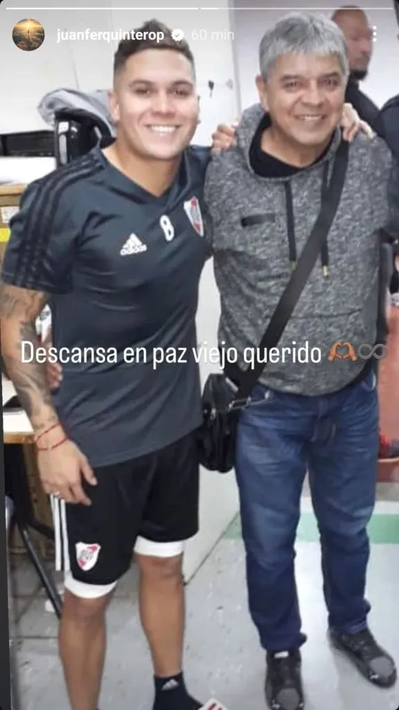 La historia de Instagram publicada por Juanfer para Máximo.