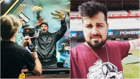 Alejandro Lococo, alias Papo MC, campeón del mundo de póker e hincha de River.