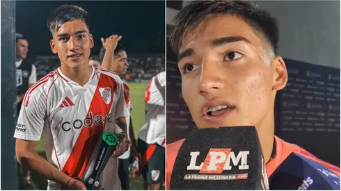 Ian Subiabre, campeón con la Reserva de River y mejor jugador del torneo.