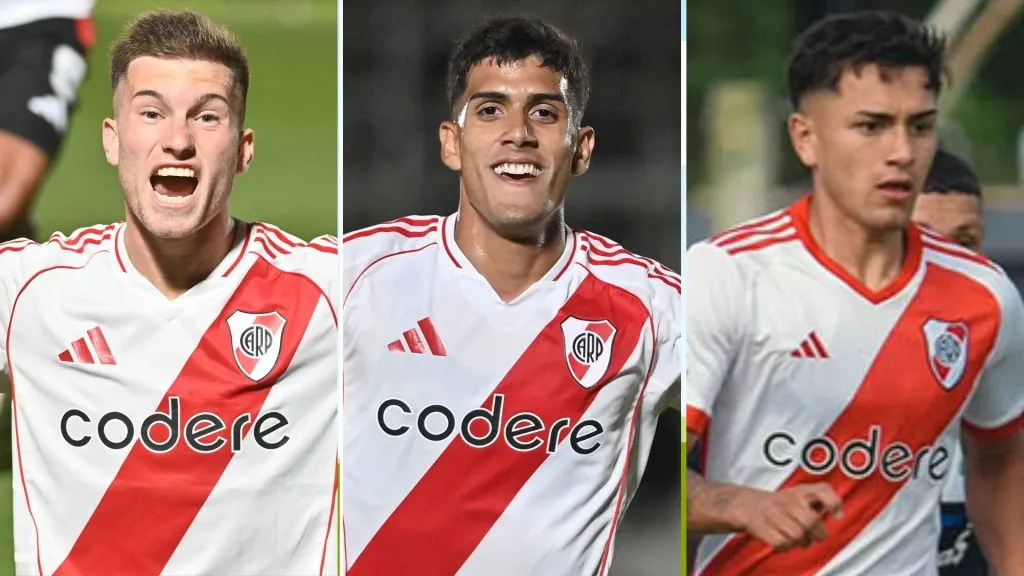 Serrago, Nasif y Giménez están siendo vistos por el cuerpo técnico para 2025. (Prensa River)