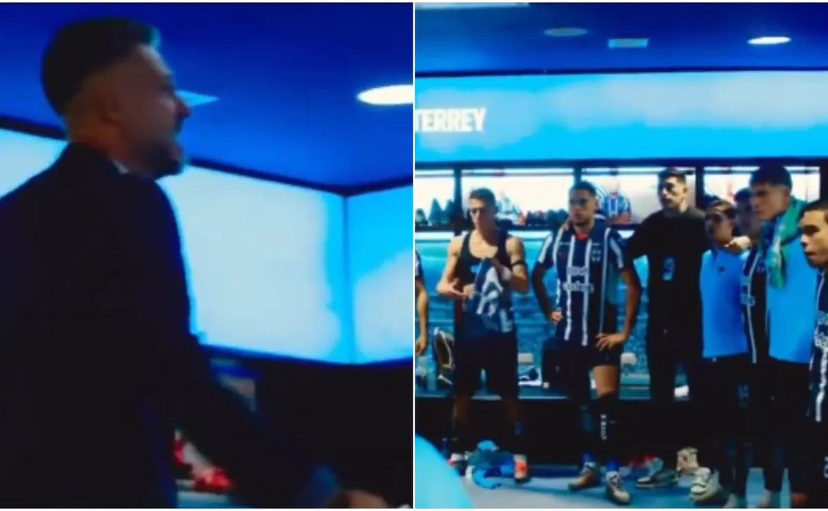 La arenga de Martín Demichelis a los jugadores de Monterrey antes de la final con América.
