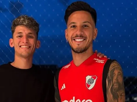 ¿Guiño a River? La foto viral de Driussi en medio de los rumores sobre su futuro