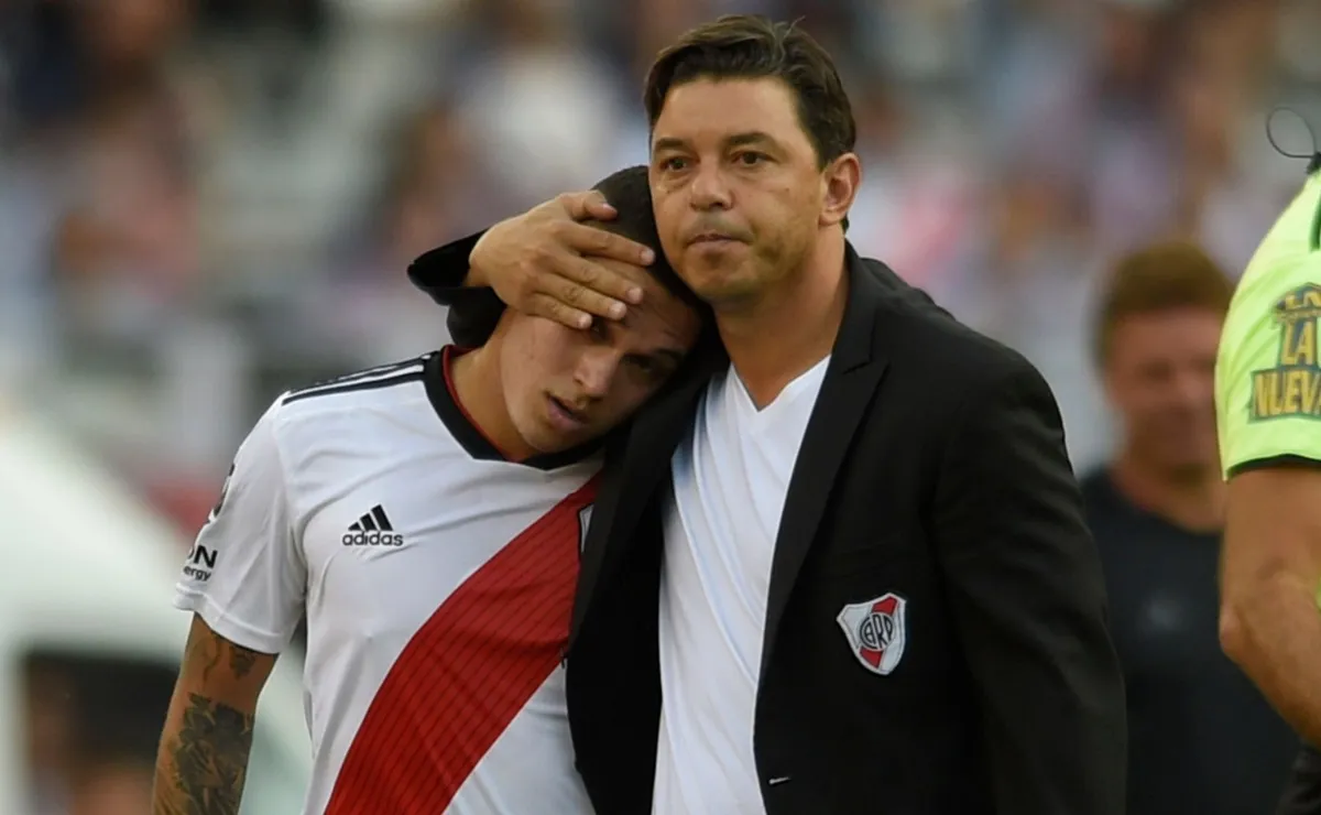 Juanfer y Gallardo, una relación que va más allá del fútbol.
