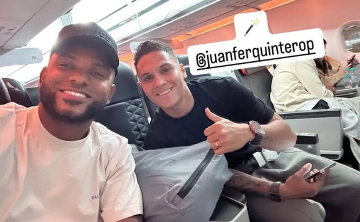 ¿Lo convencerá? Borja y Juanfer se mostraron juntos luego del Racing vs. River