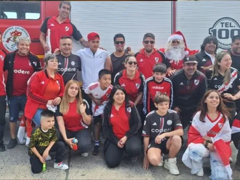 Subiabre fue recibido por una multitud en Comodoro y tuvo un gran gesto
