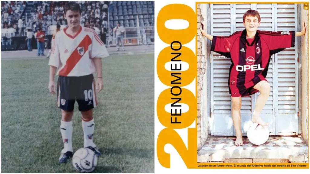 Leandro Depetris fue un futbolista que impactó con su talento en infantiles. Pasó por River y el Milan, entre otros, pero no pudo despegar.