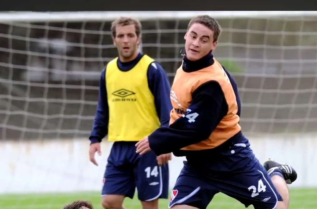 Leandro Depetris en su paso por Independiente.