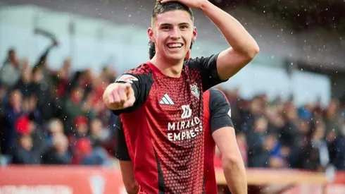 Panichelli lleva 20 goles en 36 partidos en Mirandés.