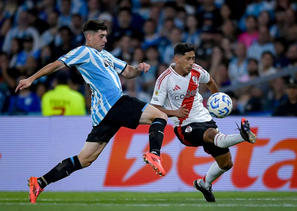 Racing podría ser el primer clásico de River en Copa Argentina 2025. (Getty Images)