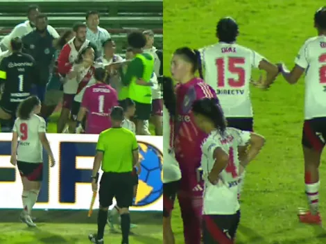 Escándalo en el femenino de River: gestos racistas y suspensión vs. Gremio